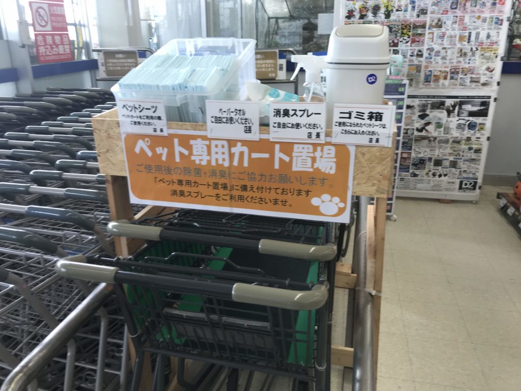 ペット可 新しい専用カートに乗って ケーヨーデイツー でお買い物 浜松市の犬連れお出かけ観光ガイド むぎさんぽ