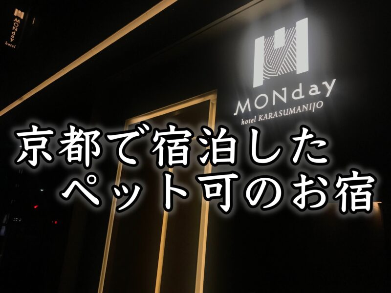 おすすめ 今回宿泊したペット可の京都ホテル むぎさんぽ 浜松市犬連れ観光ブログ